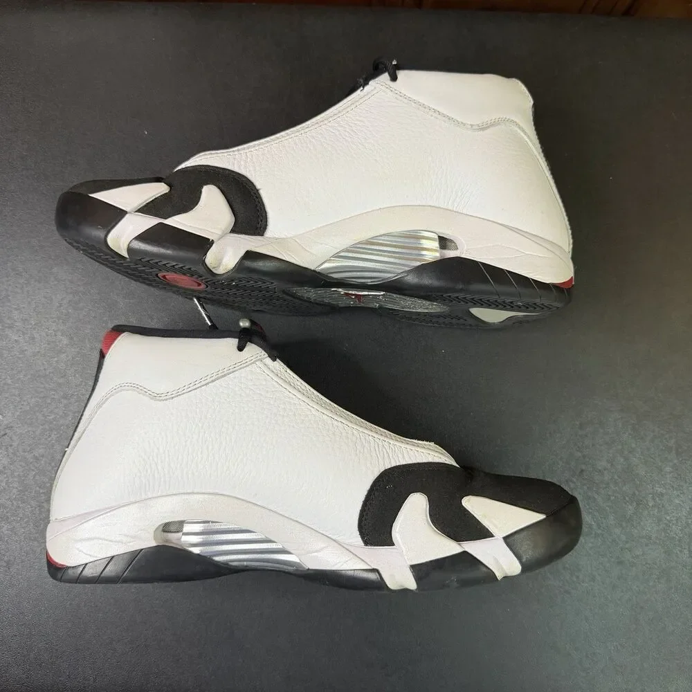 Jordan 14 Black Toe 2024 Release Size 10.5 Men 487471-160 Black/white